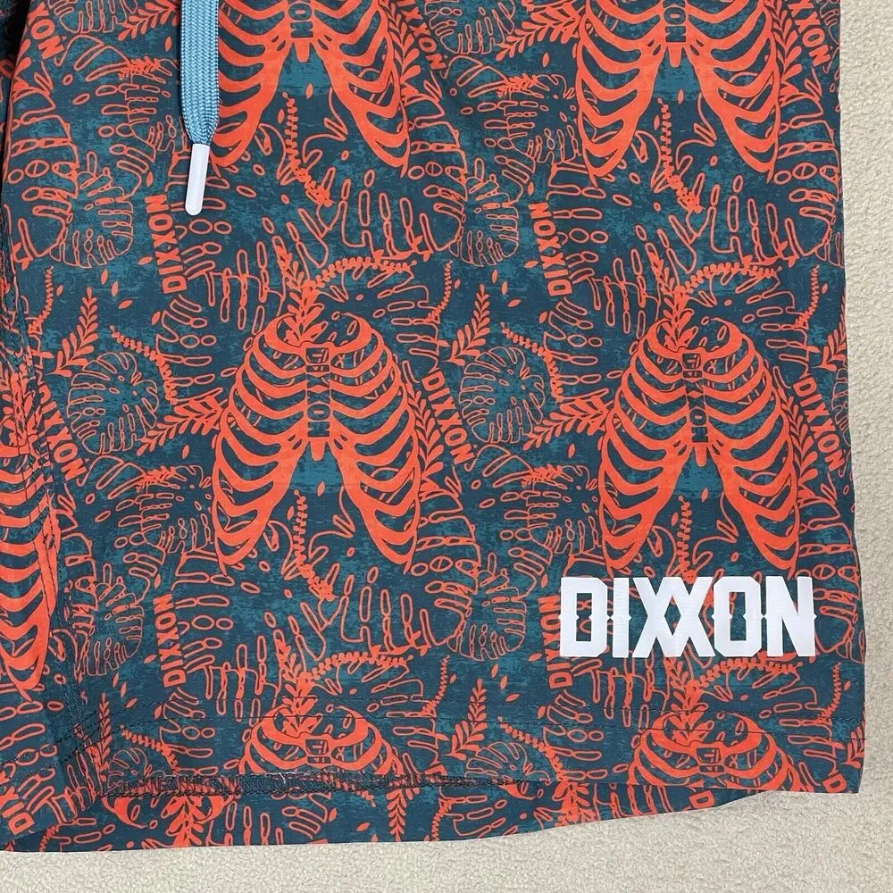 Dixxon Short Mens 30 Multicolor Graphic Print‎ Drawstring Unlined Board Shorts